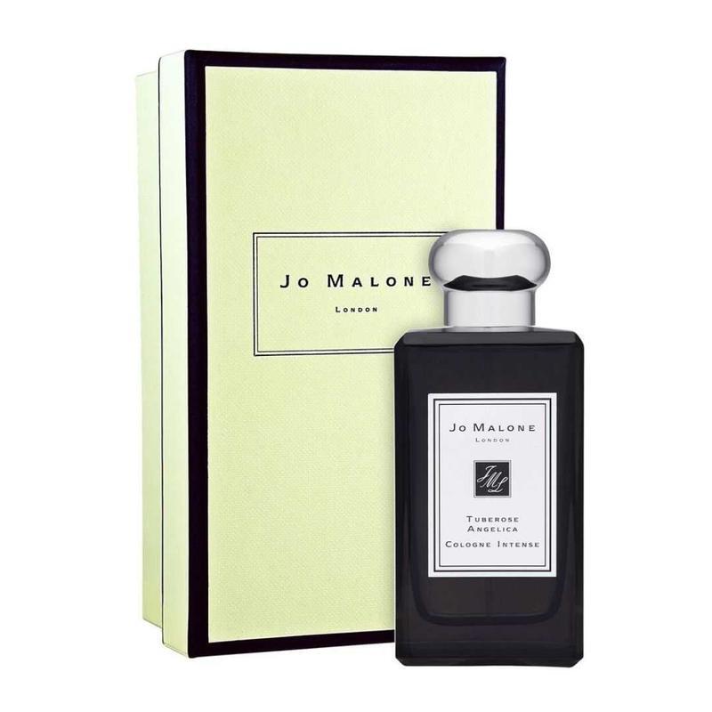 An image of Jo Malone tuberose angelica cologne perfume with its box.