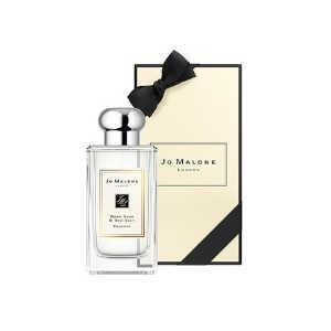 An image of Jo Malone wood sage & sea salt perfume with its box