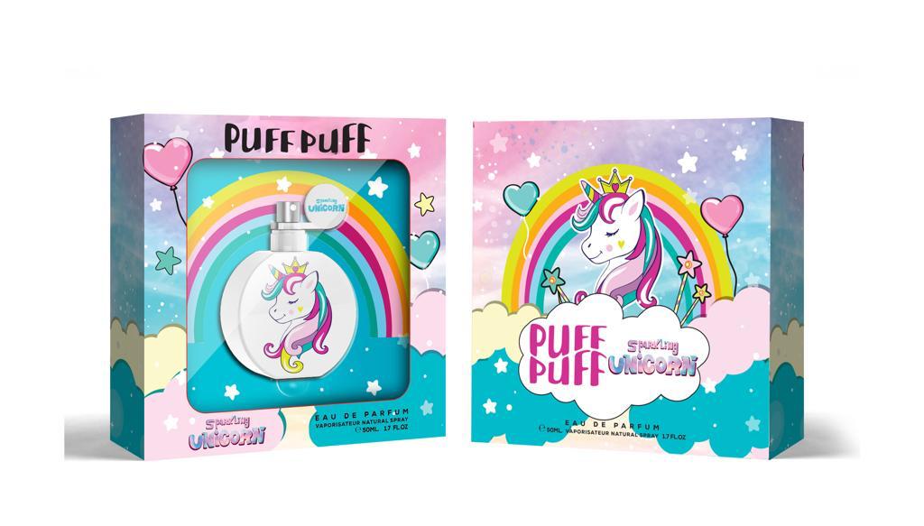 Puff Puff Perfumes: For Kids Who Love Fun! 22 An image of Puff puff sparkling unicorn, a perfume for kids