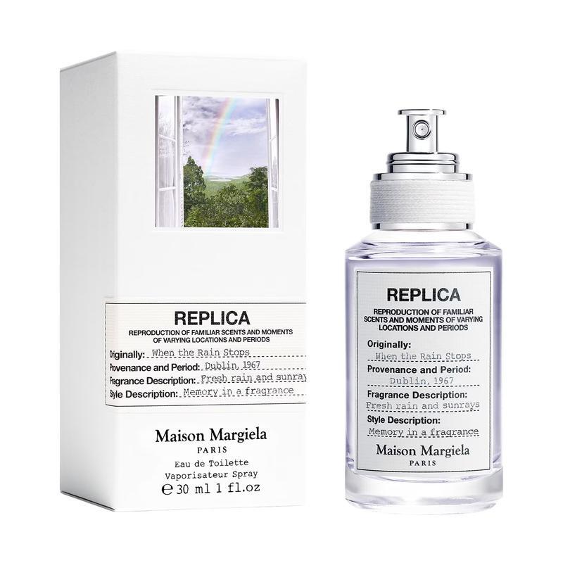 An image of Maison margiela replica when it rain stop.
