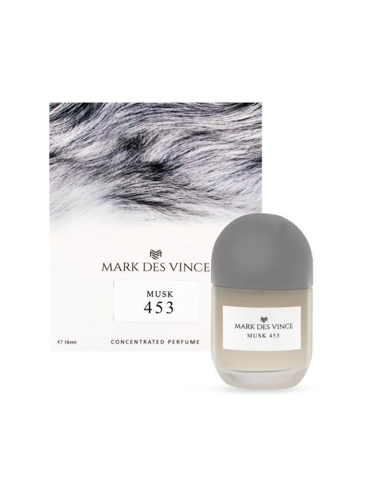 An image of mark des vince musk 453 concentrated perfume oil