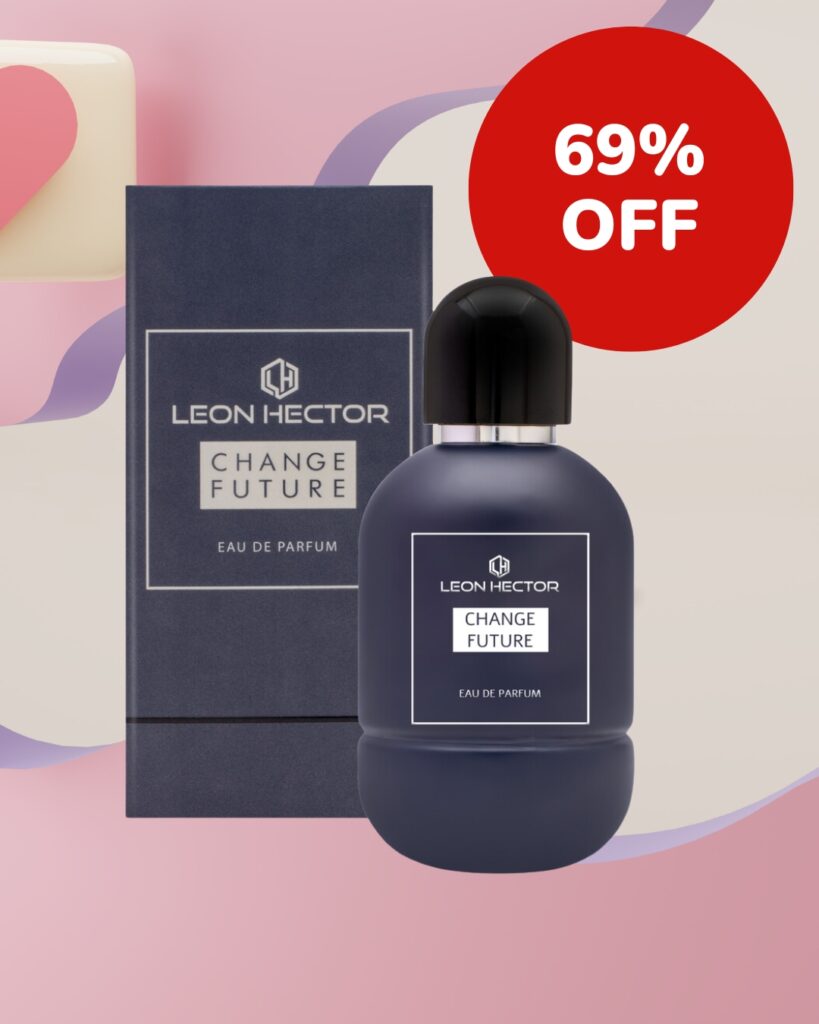 An image of Leon Hector Change future perfume with its promotional offer