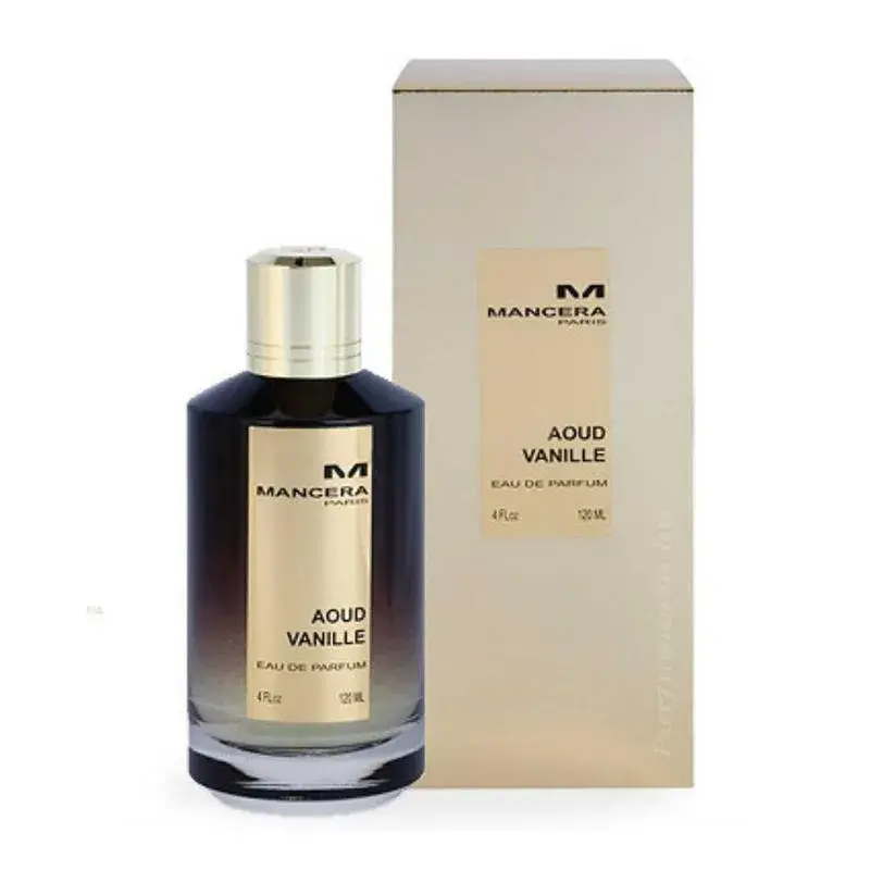 Fragrances From My List of Favorites 23 120ml bottle of Mancera Aoud Vanille Eau de Parfum, a unisex fragrance