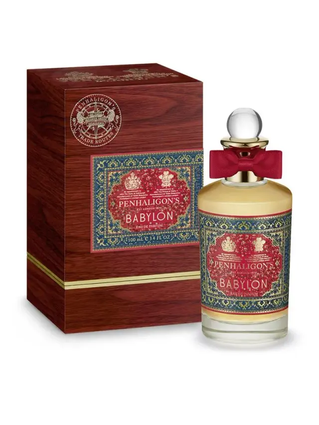 Date Night Perfumes to Make Them Fall for You This Valentine’s 23 An image of Penhaligons babylon perfume for unisex with its box