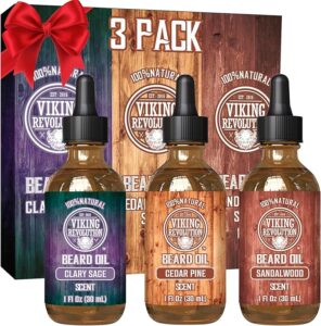 10 Unique Valentine’s Day Gifts to Make Him Smile 26 An image of a set of beard oil for men.