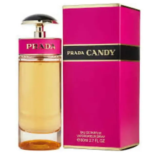 An image of Prada candy perfume with its box.