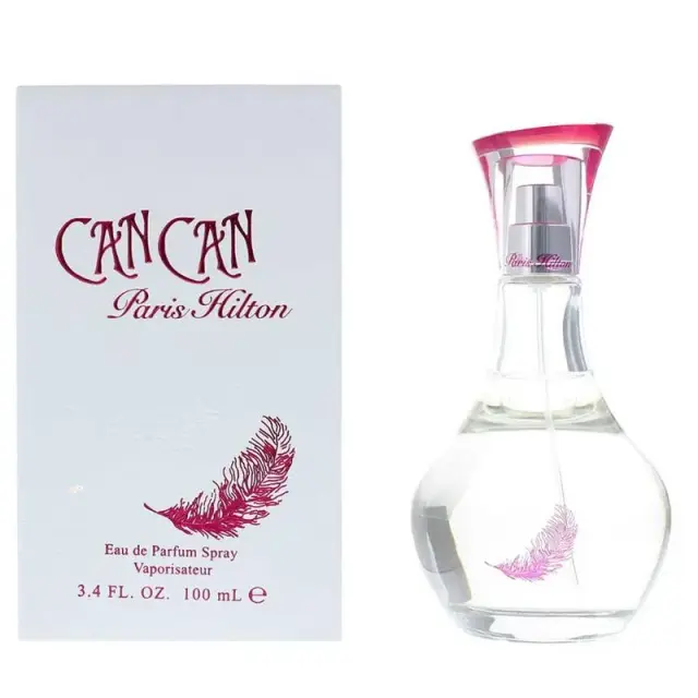 Your Quick Guide to Finding the Best Paris Hilton Perfume 20 An image of Paris Hilton Can Can perfume for women with its box.