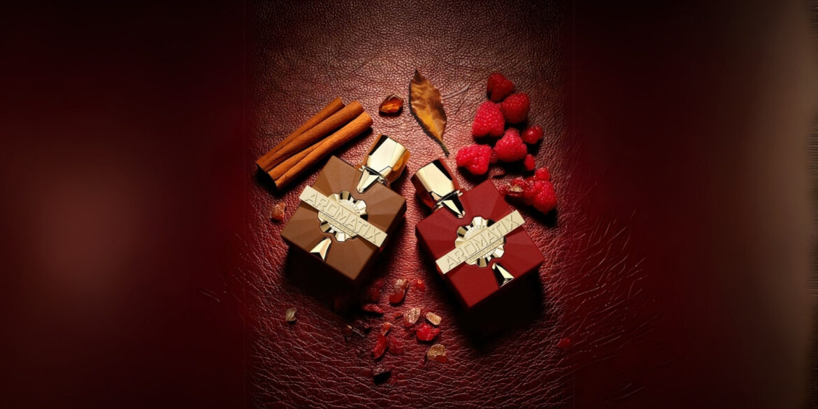 An image of the 2 perfumes from the collaboration of aromatix and french avenue