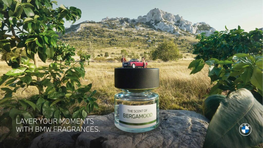 An image of the newly launched BMW fragrance scent of bergamood
