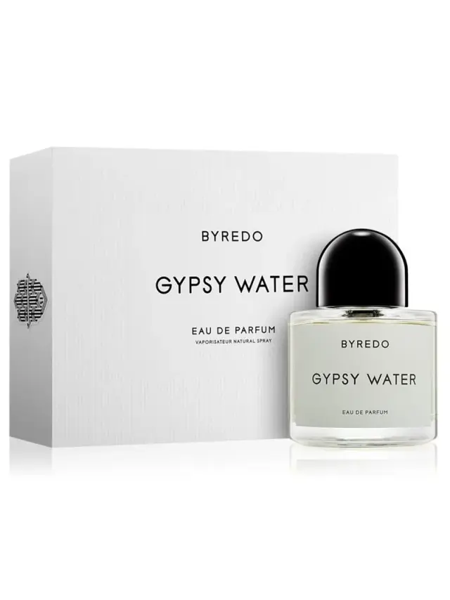 Found the Dress? Now Choose the Bridal Perfume That Fits It 19 An image of Byredo Gypsy water EDP with its box