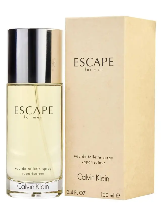 The Best Everyday Fragrances By Calvin Klein 21 An image of Calvin klein escape EDT perfume with its box