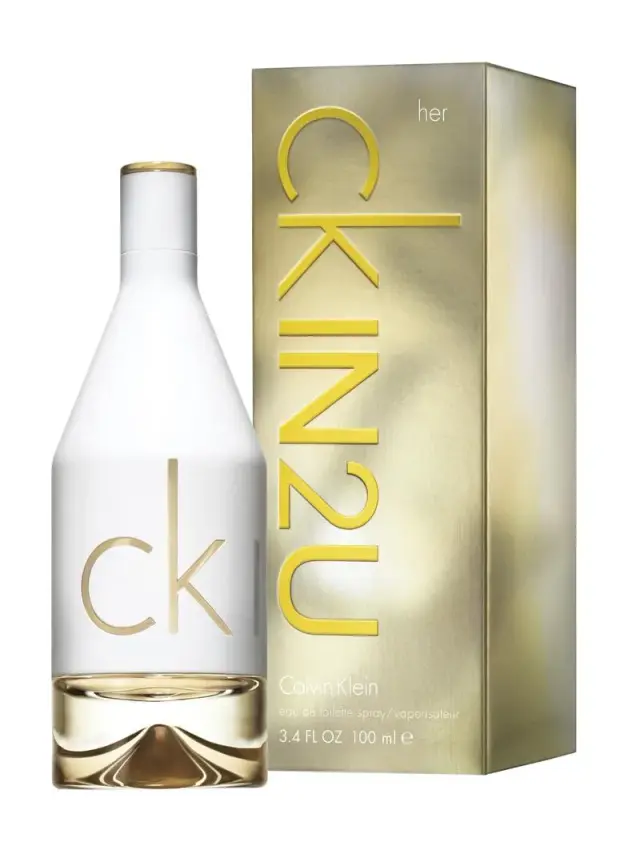 The Best Everyday Fragrances By Calvin Klein 19 An image of CK in2u EDT perfume for women with its box