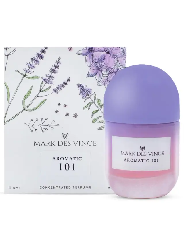 Everything About Aromatic Perfumes & The Top Picks To Try 23 An image of a mark des vince Aromatic 101 concentrated oil with its box