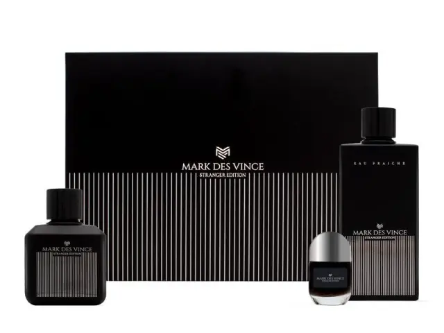 An image of Mark des Vince Stranger perfume gift set