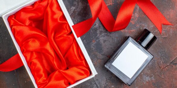 Isang imahe ng isang pabango na nilalayong ibigay sa iba