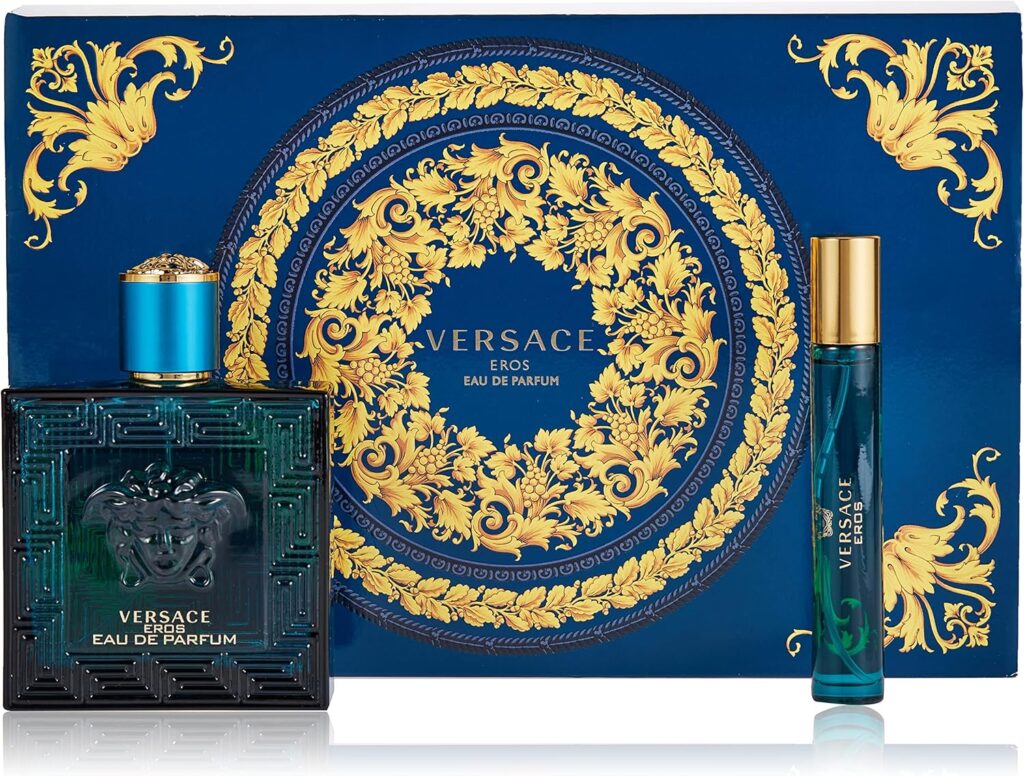 An image of versace eros EDP gift set