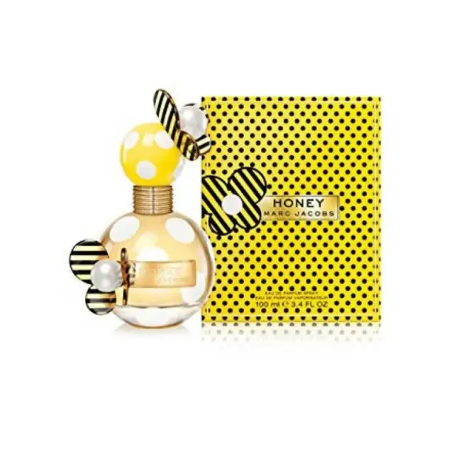 An image of Mark Jacobs honey edp for women with its box
