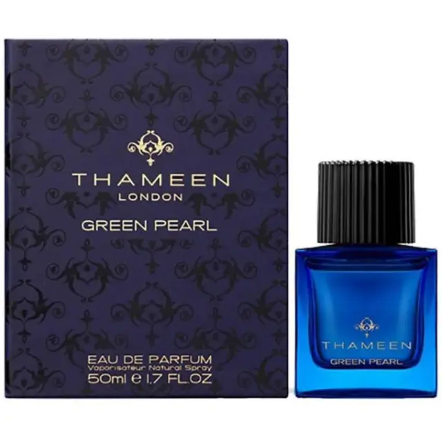 Une image de l'eau de parfum Thameen Green Pearl pour unisexe