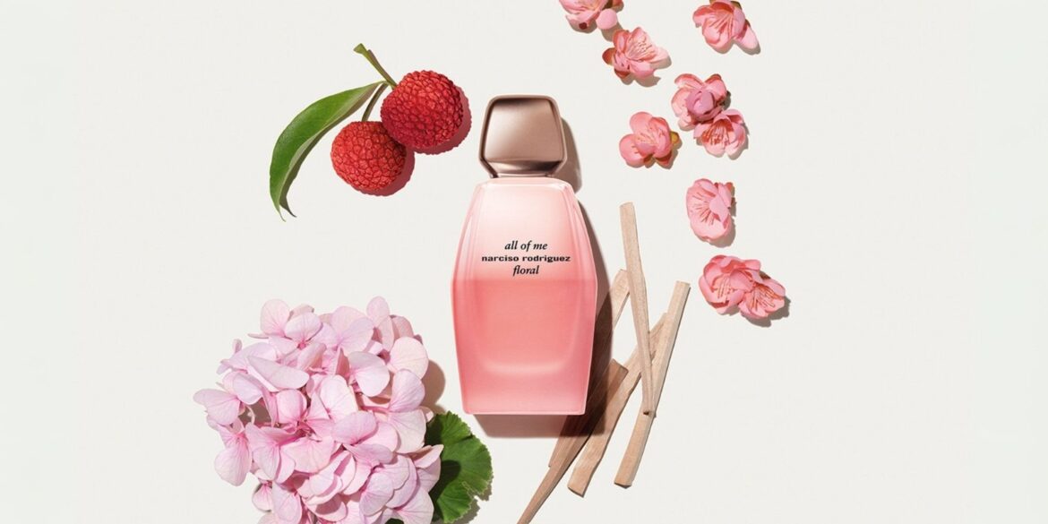 An image of the Narciso Rodriguez All of me floral perfume