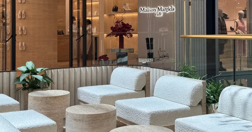 Visit Maison Margiela's Dubai Café 19 An image of the Maison margiela cafe in Dubai