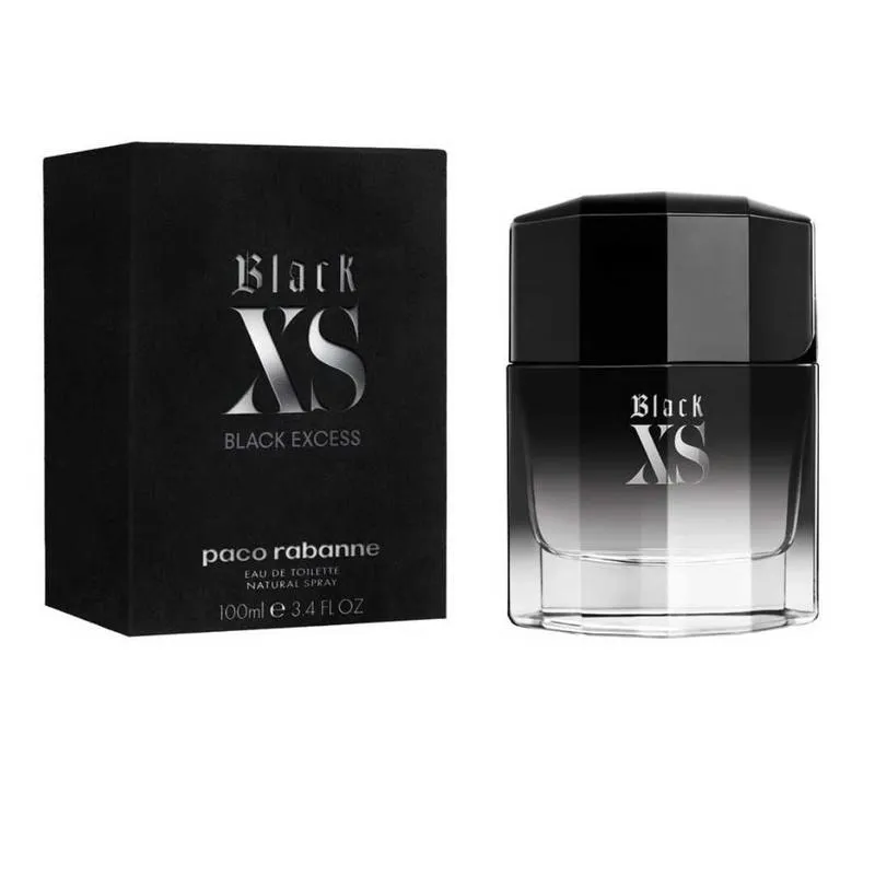 An image of Paco rabanne black XS EDT perfume for men