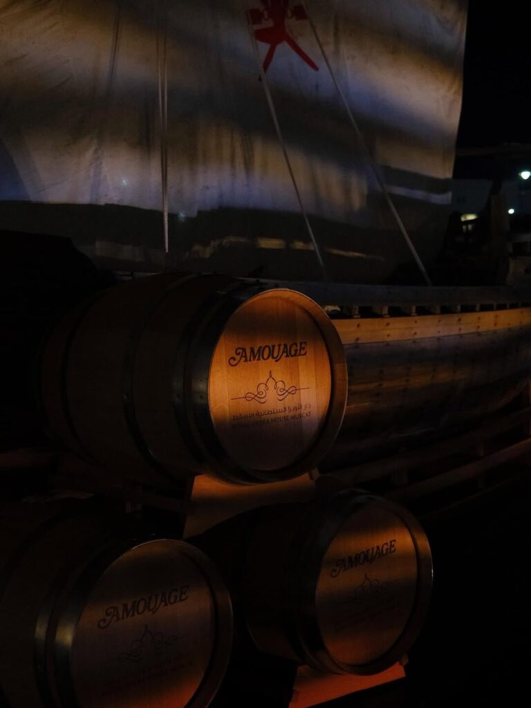 An image of Amouage Sindbad Essence de parfum's barrels