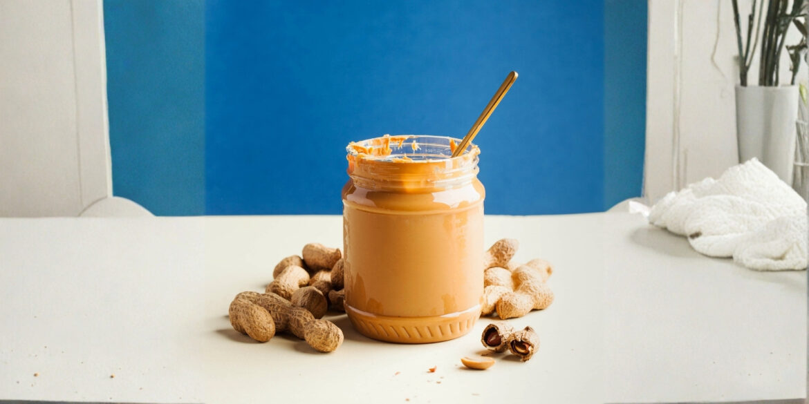 AN image of a peanut butter bottle