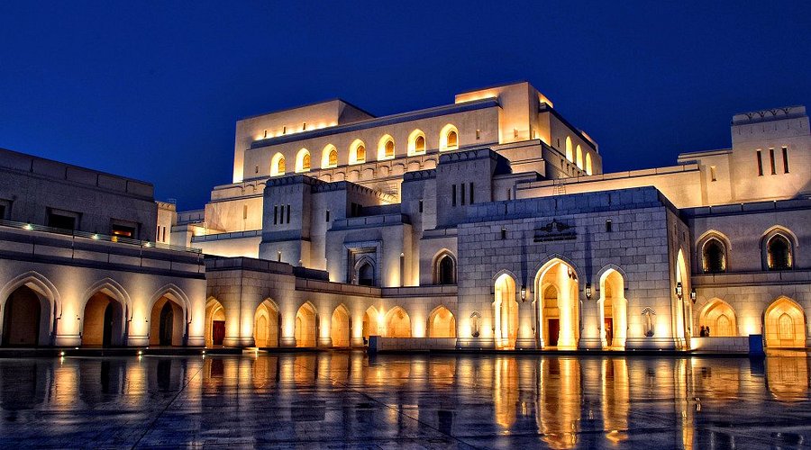 An image of the Royal Opera House in Muscat