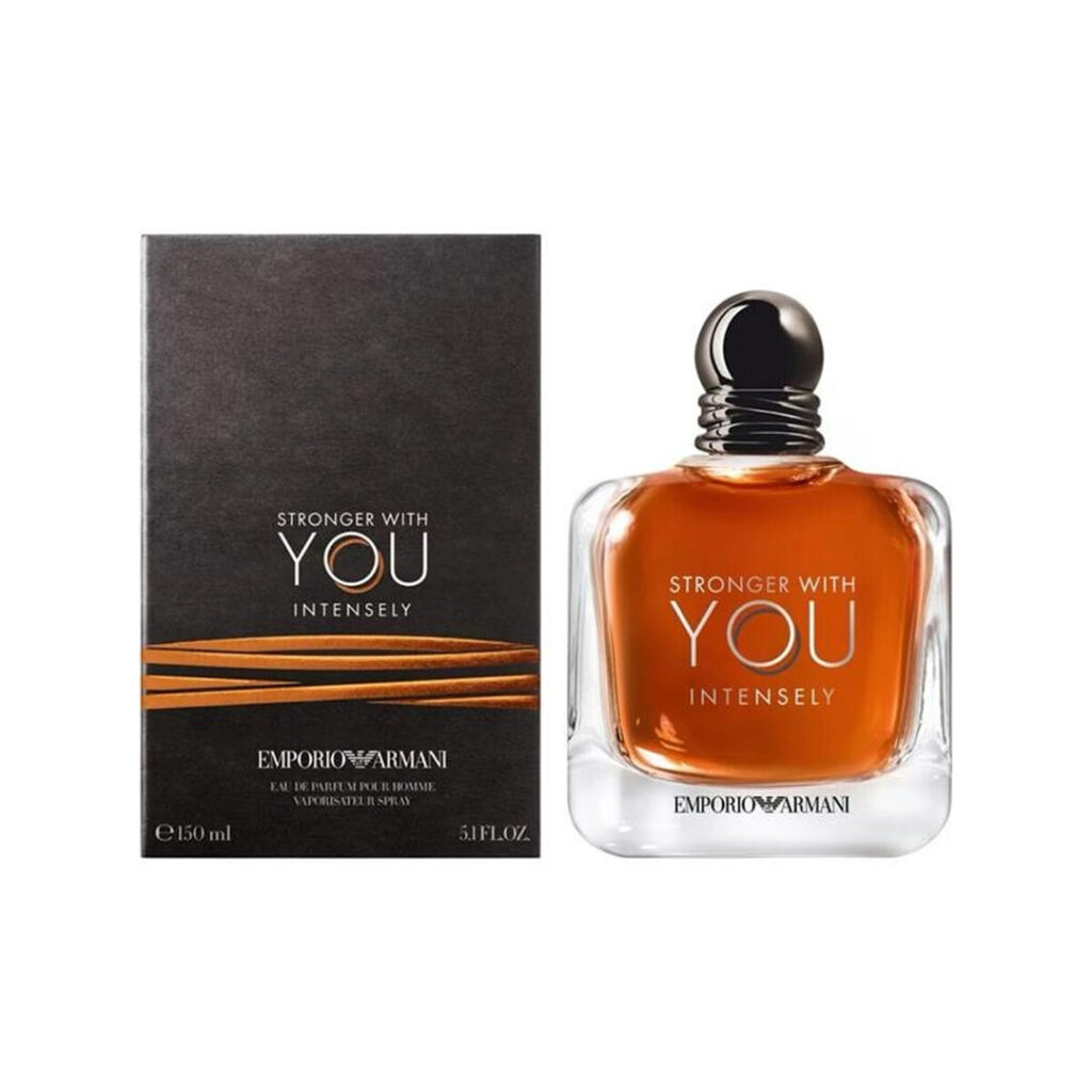 The Best Fragrances Across the Armani Brand 21 An image of Armani stronger with you intensely EDP for men