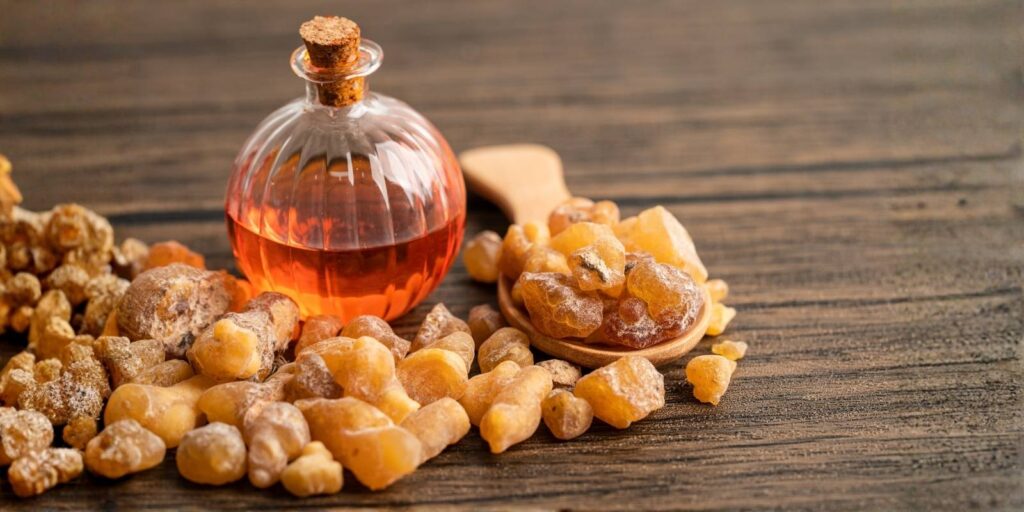 An image of Frankincese and perfume oil