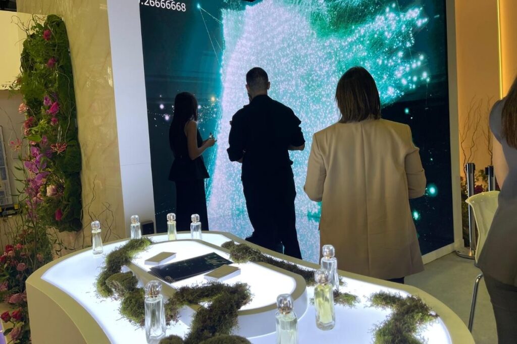 Beautyworld Middle East 2025 19 An image of musk perfumes counter at Beautyworld