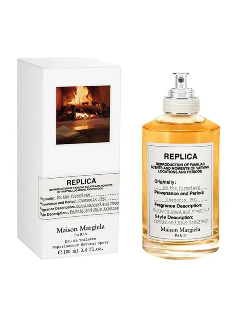 An image of Maison Margiela Replica by the fireplace EDT