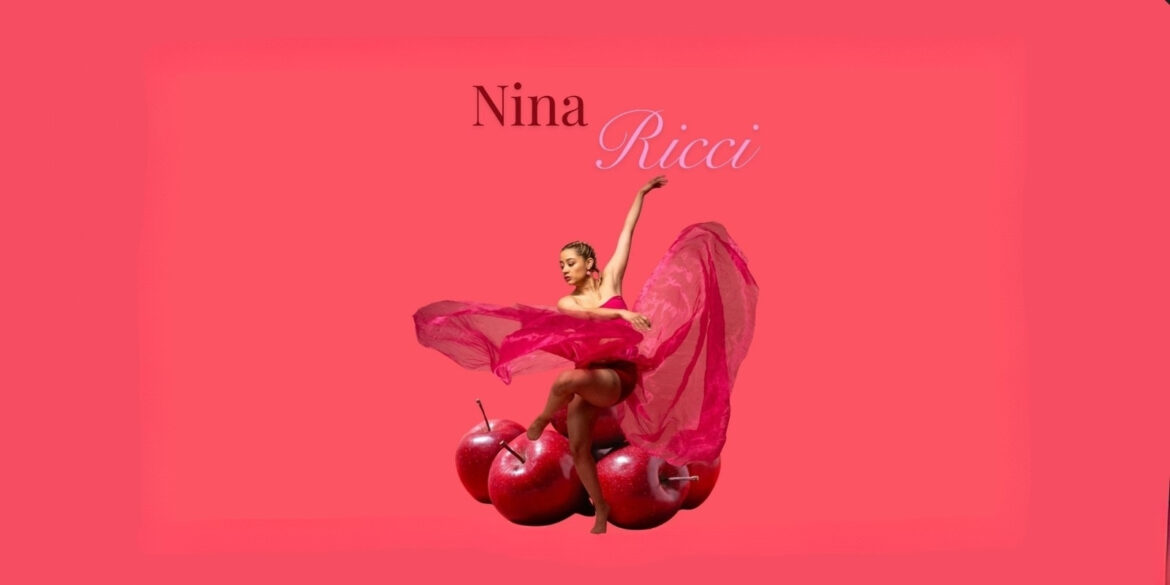 An image of a girl dancing with nina ricci perfume