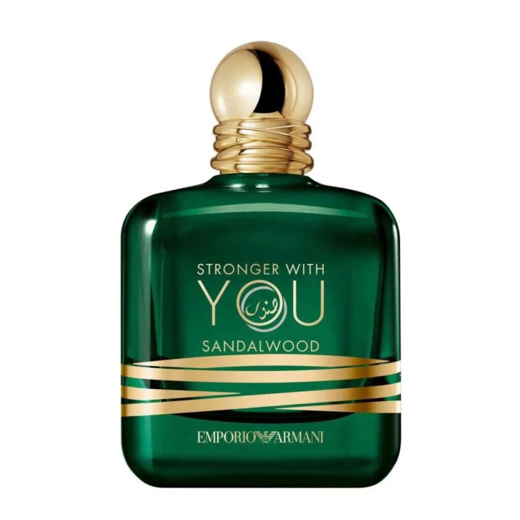 An image of Giorgio armani stronger with you sandalwood EDP
