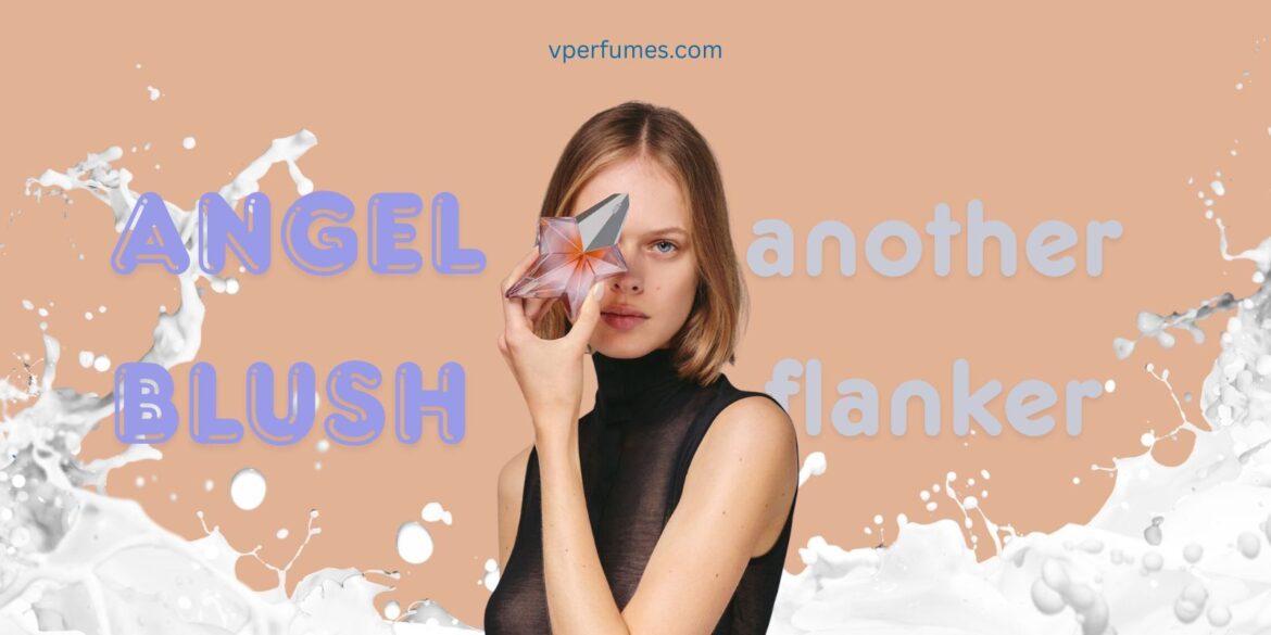 An image of a model with the Thiery mugler angel blush perfume