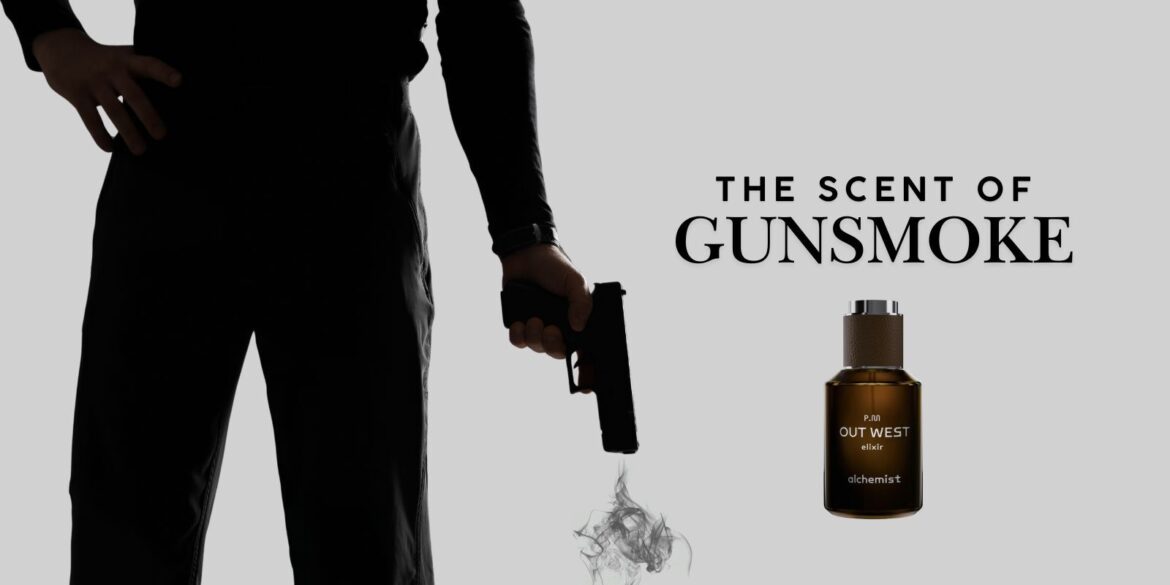 An image of a perfume that has gunsmoke