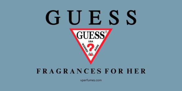 Una imagen de la marca Guess y los mejores perfumes Guess para mujer.