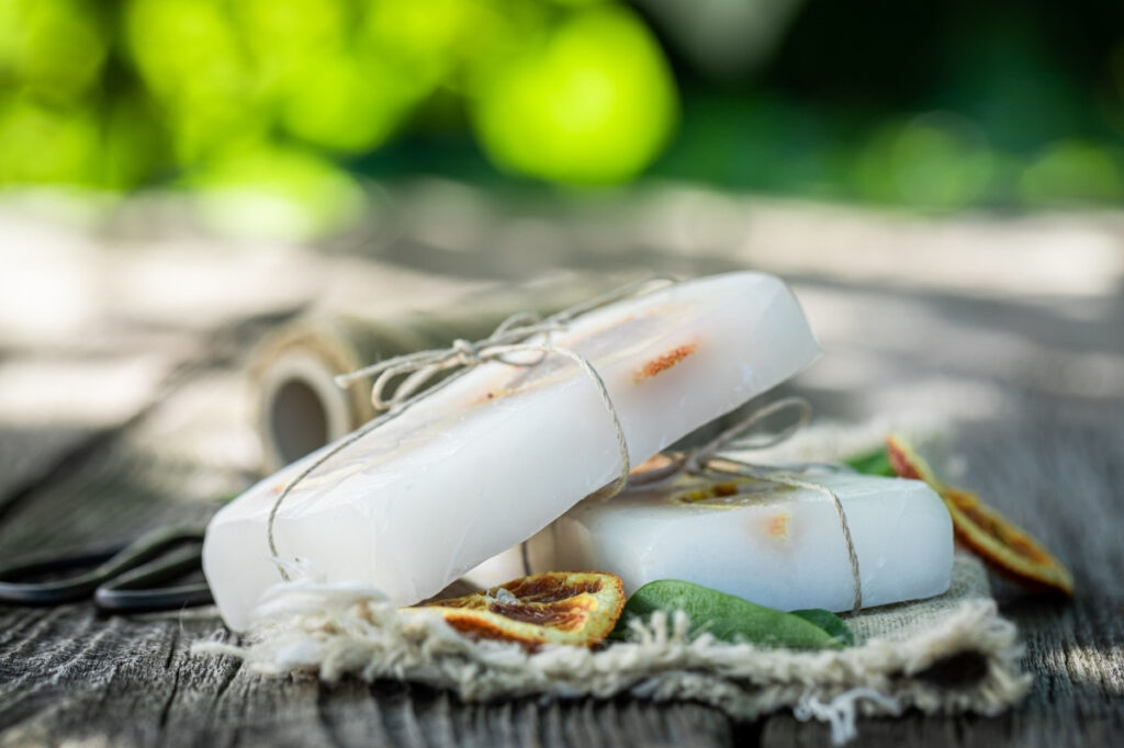 An image of natural soap 