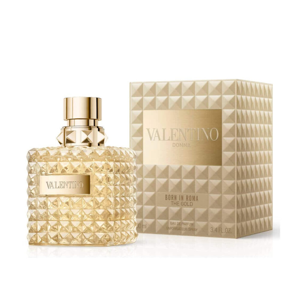 An image of Valentino Donna born in roma the gold EDP