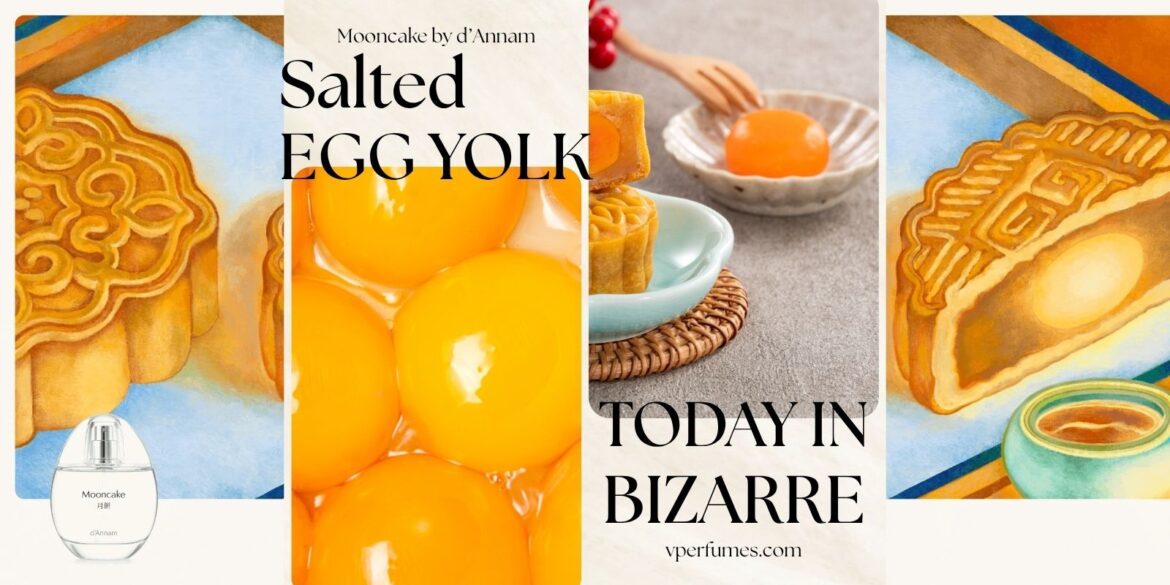 A creative illustration of moncake perfume