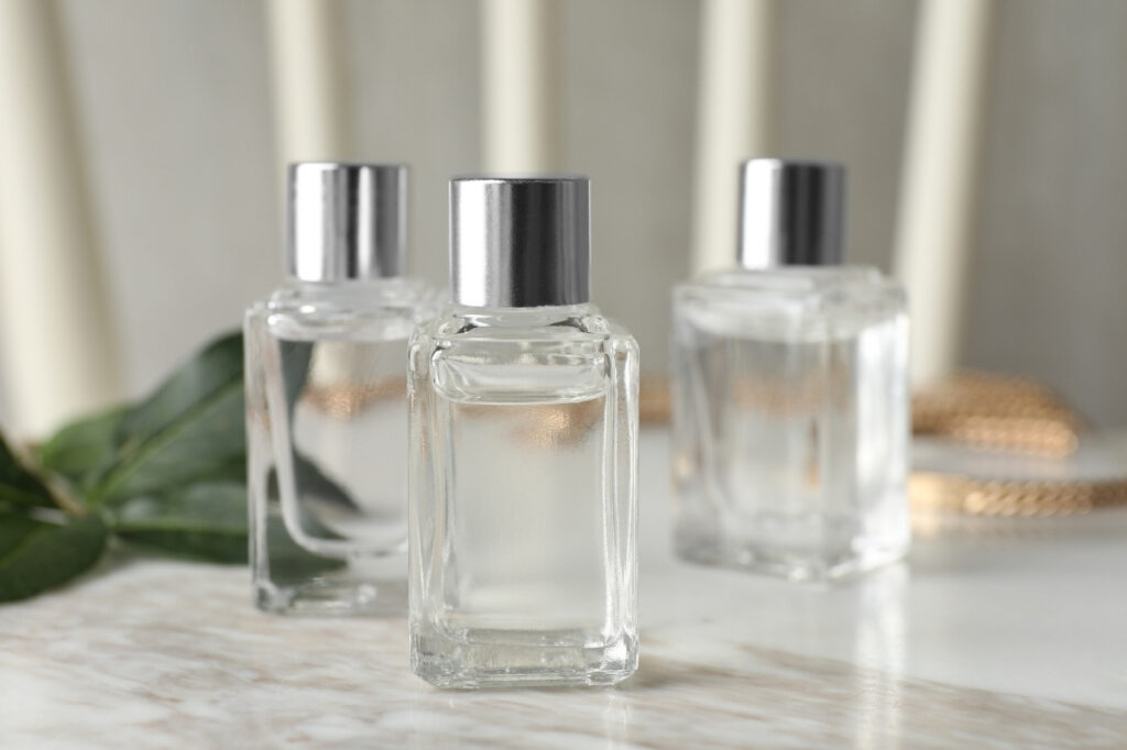 An image of perfume bottles
