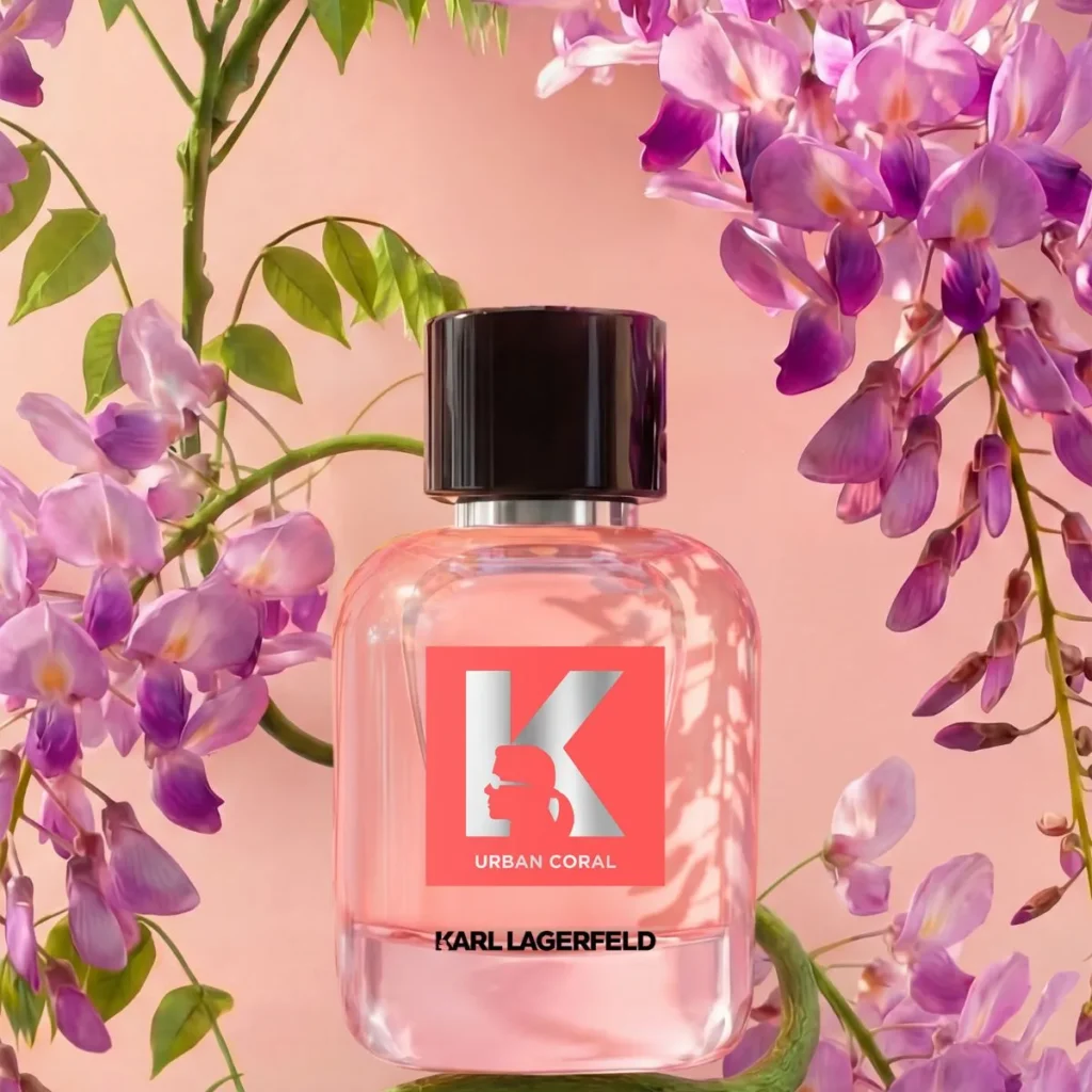 An image of Karl Lagerfeld urban coral perfume