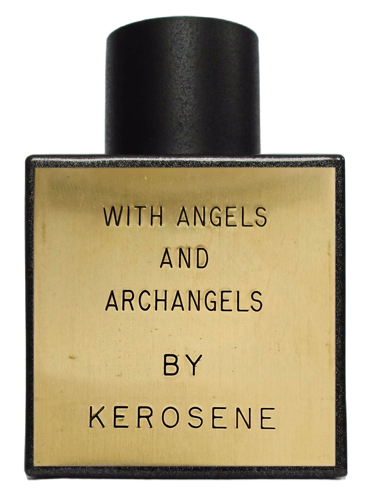 Today in Bizarre: What is Charcoal Doing in a Perfume? 19 An image of kerosene with angels and archangels EDP