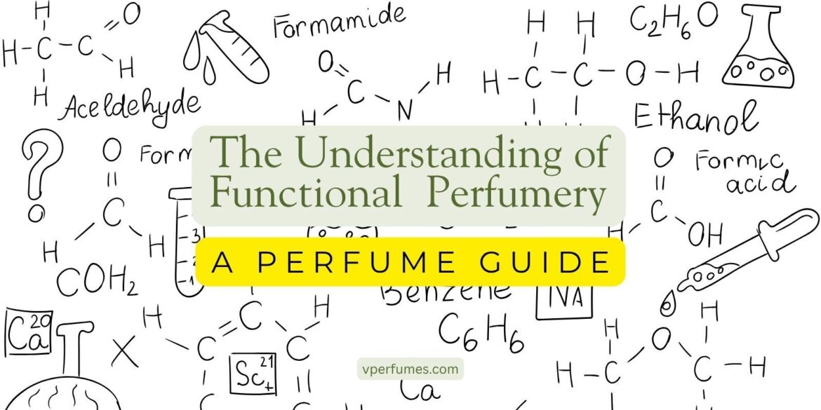 a creative illustration of functional perfumery