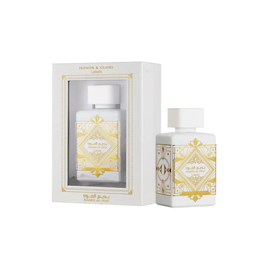 An image of Lattafa badee al oud honor & glory EDP