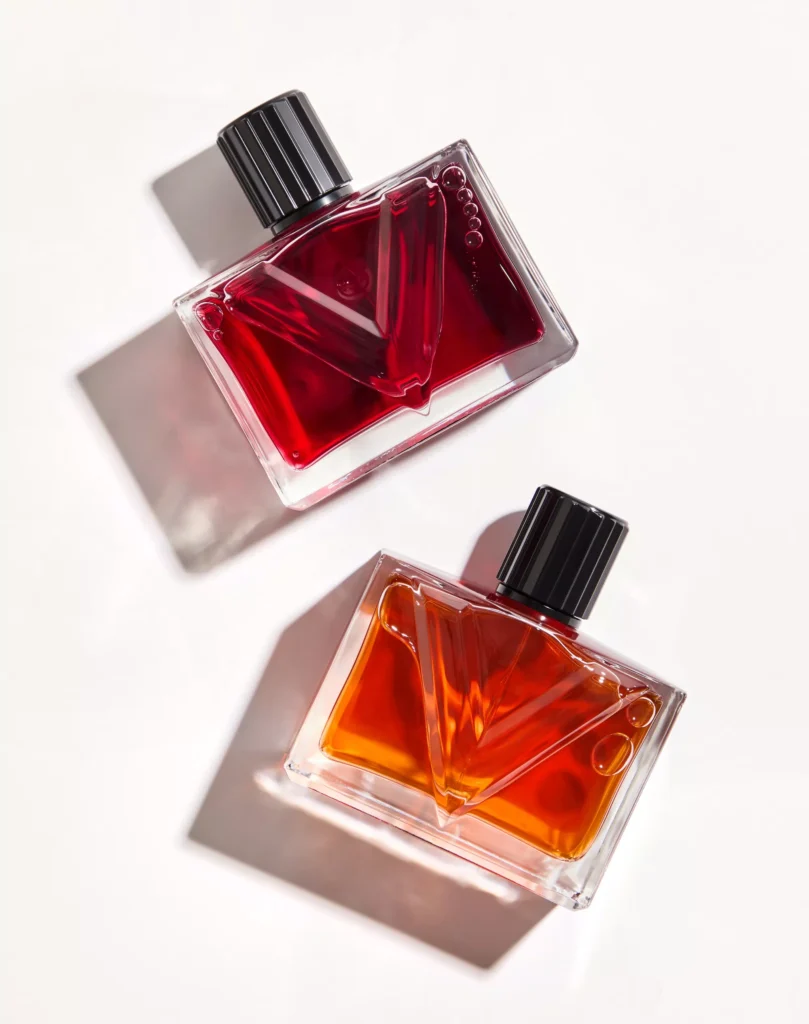 An image of the Valentinos new vendetta series perfumes
