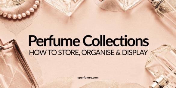 bannière de collection de parfums